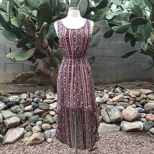 Forever 21 Hi-Lo Sleeveless Boho Festival Dress